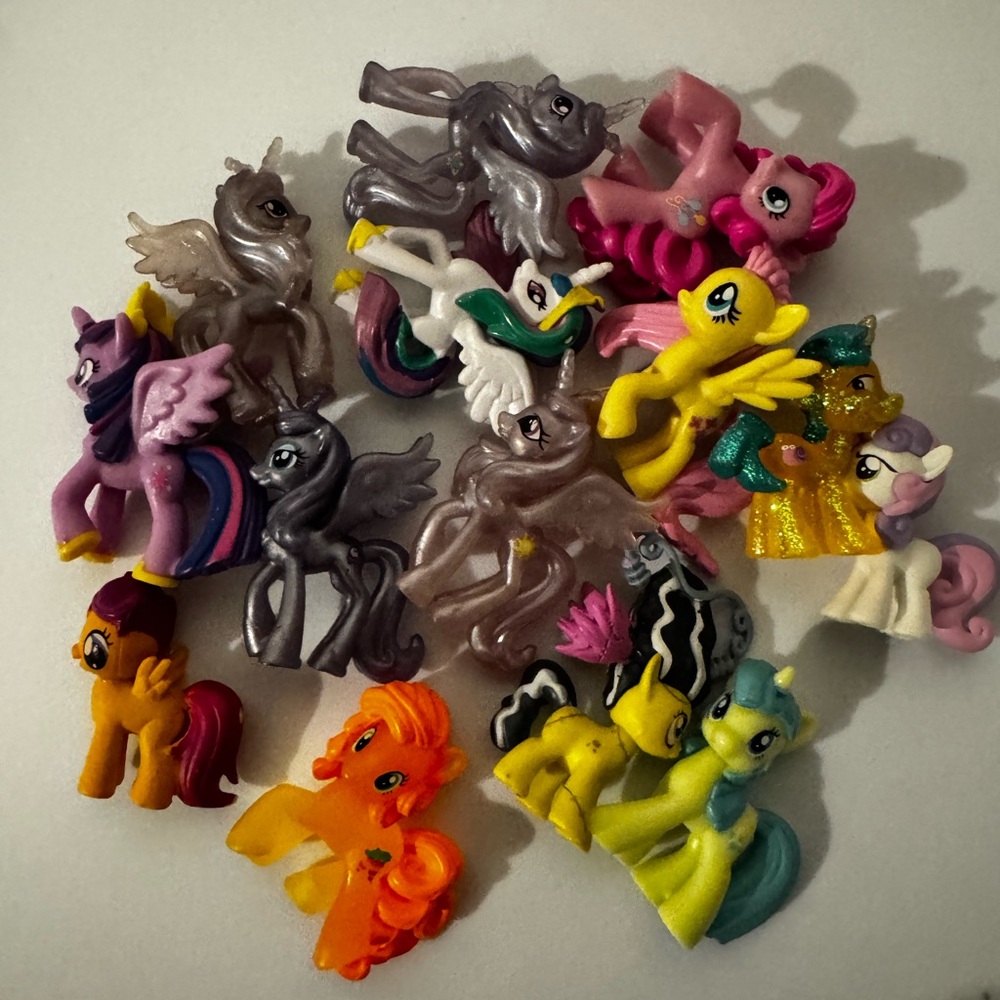Colorful My Little Pony Figurine Set